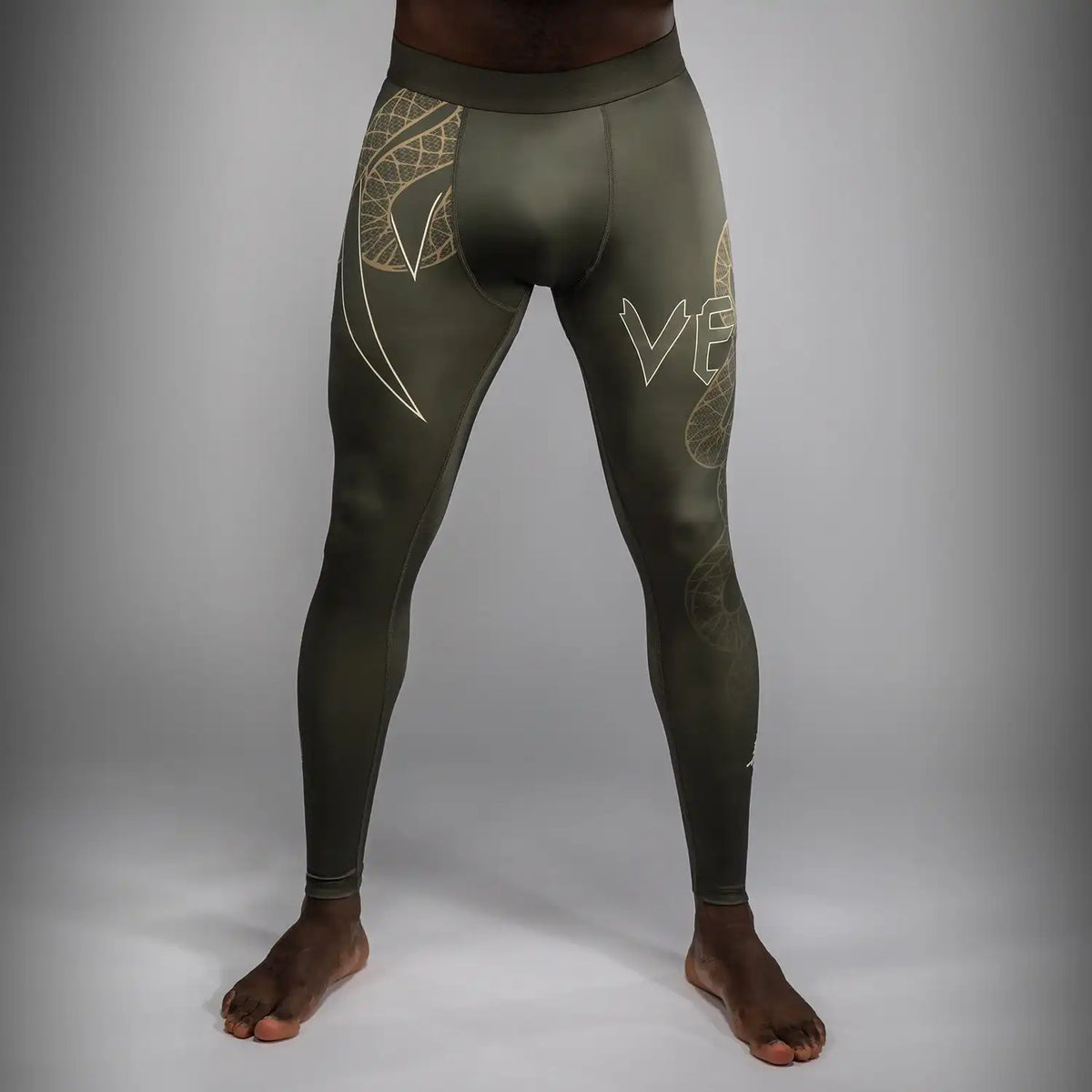 Venum Serpenti Spats - Khaki/Bronze/Ivory