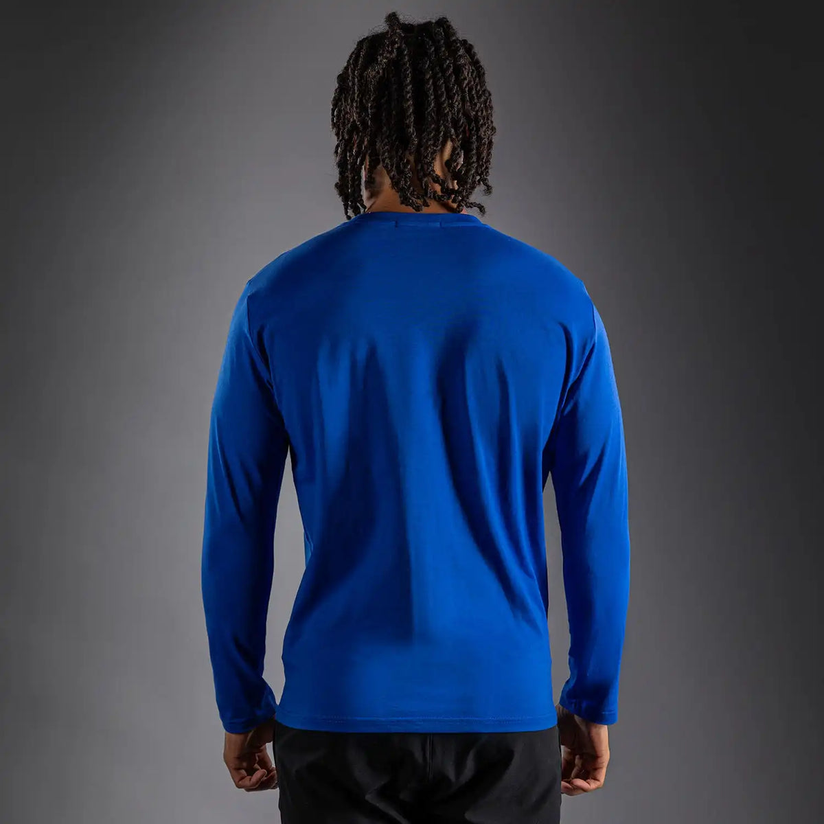 Venum Lineup Personalized Long Sleeve T-Shirt - Royal Blue/White