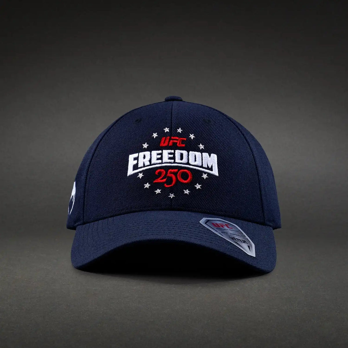 Official UFC Freedom 250 Personalized Authentic Fight Night Cap - Navy