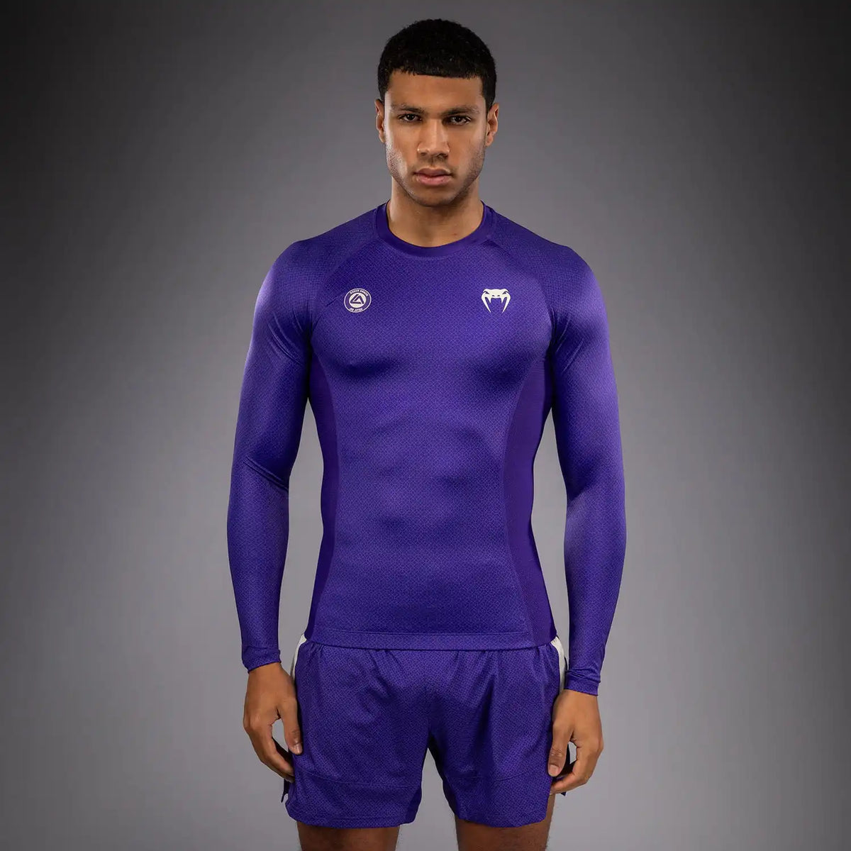 Venum x Roger Gracie Academy Long Sleeve Rashguard - Purple