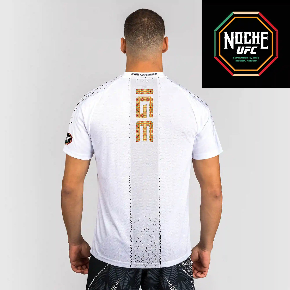 Men's UFC Zenith by Venum White Authentic Noche UFC Fight Night Walkout Jersey - Dan Ige