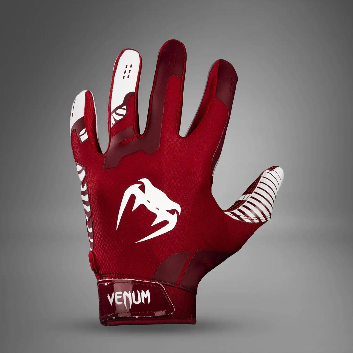 Venum Elite Personalized Football Gloves - Maroon/White