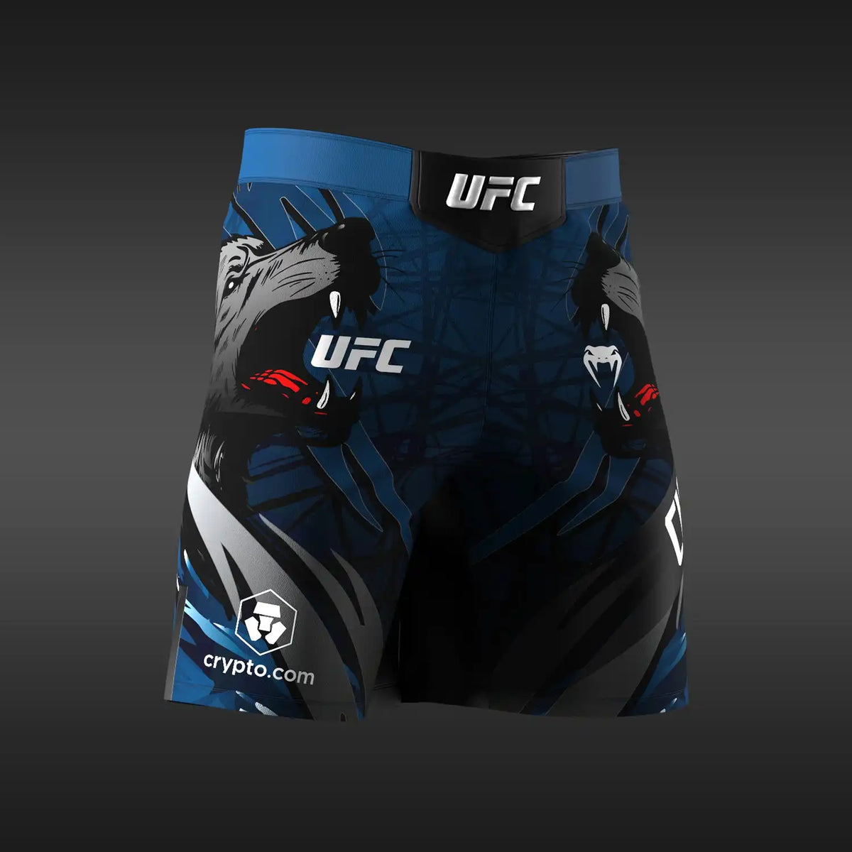 Men’s Unrivaled by Venum Blue Khamzat Chimaev Long Fit Fight Short