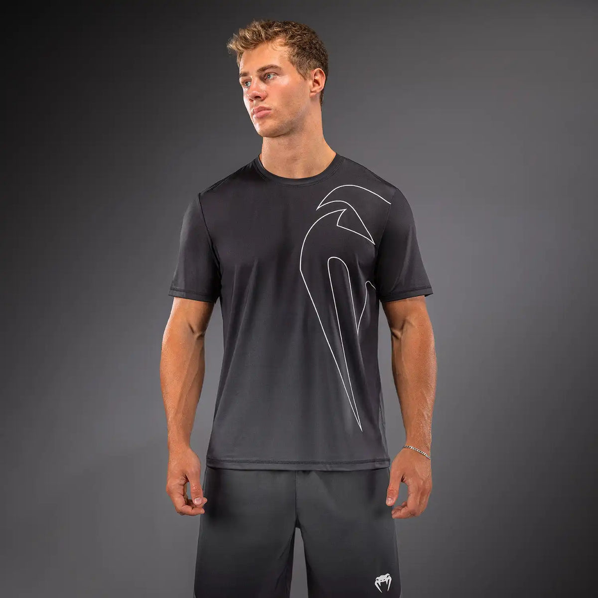 Venum Giant Shift Dry Tech T-Shirt - Black/Grey