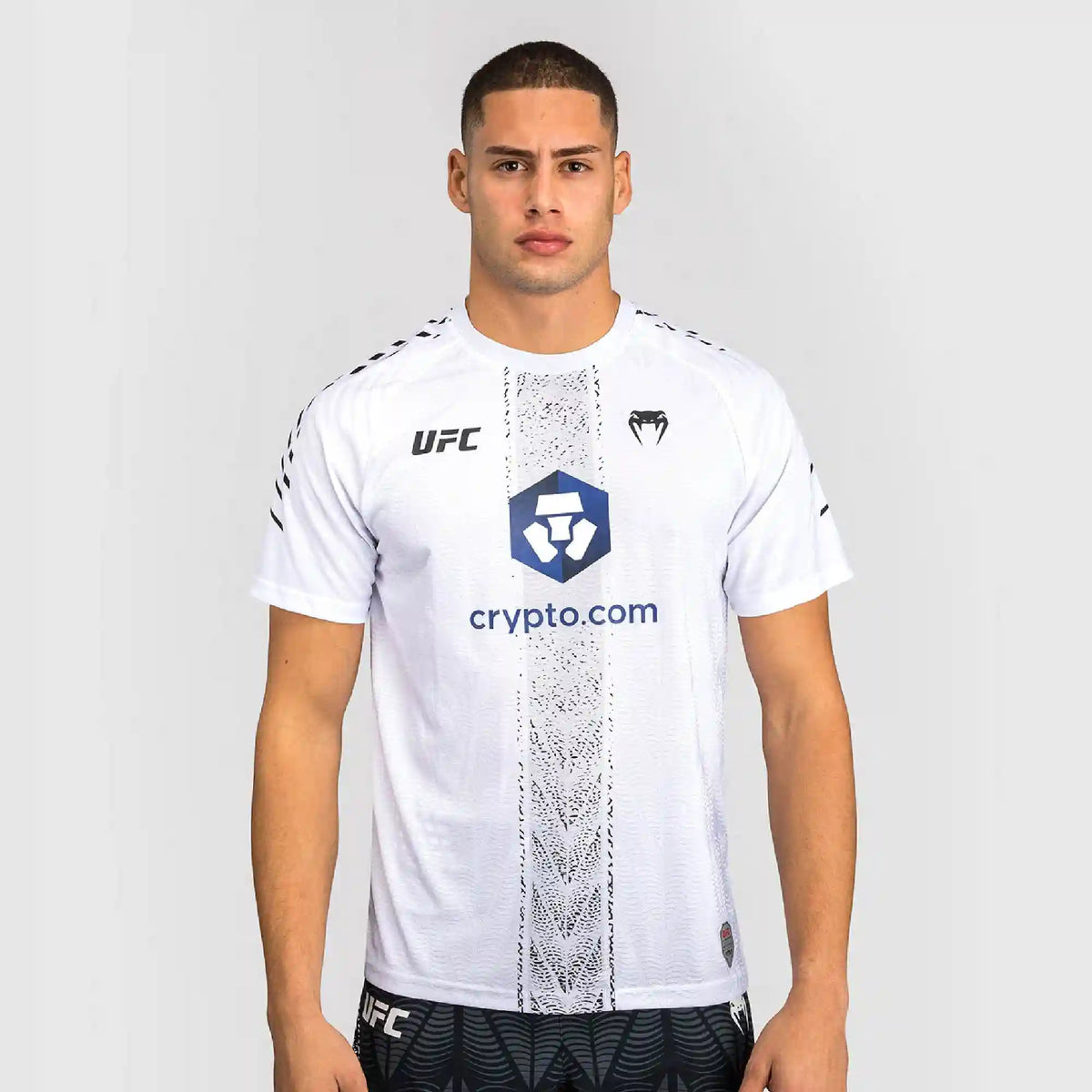 Men's UFC Zenith by Venum White Authentic Noche UFC Fight Night Walkout Jersey - Joseph Morales