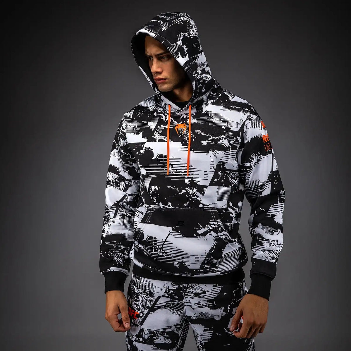 Men's UFC Zenith by Venum White Authentic Fight Week Pullover Hoodie