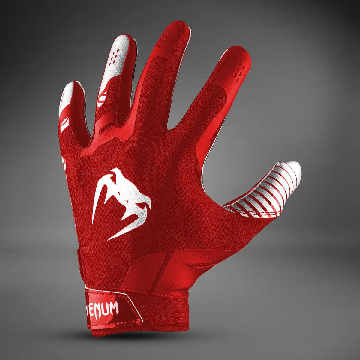 Venum Elite Personalized Football Gloves - Red/Silver