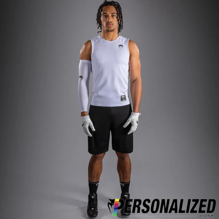 Venum Elite Personalized Football Sleeveless Compression Jersey - White