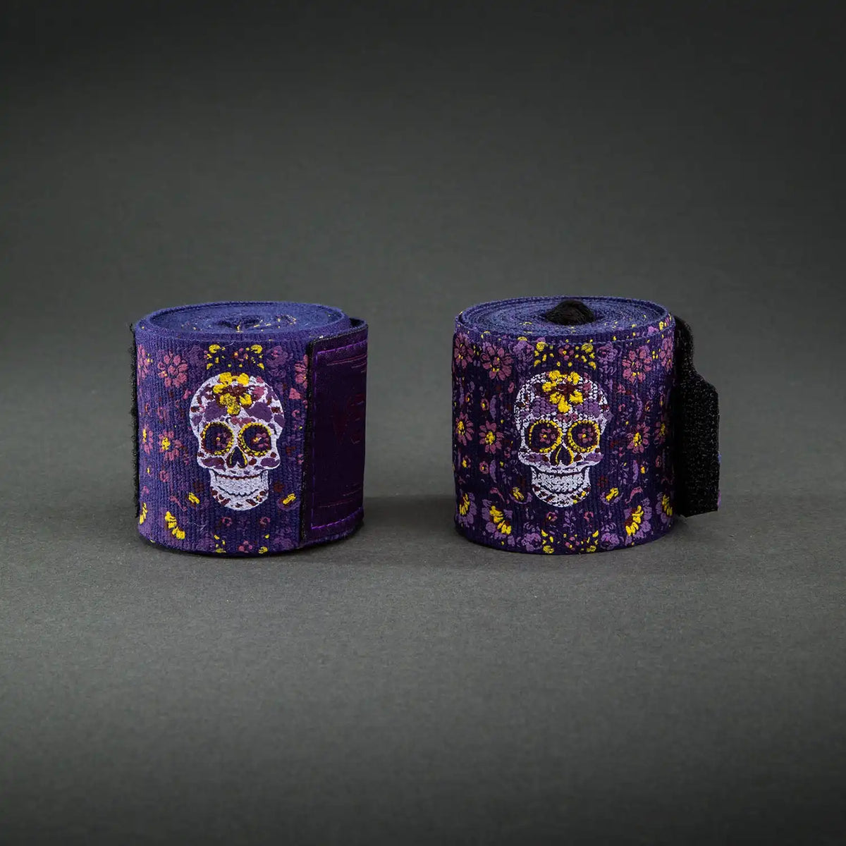 Venum Kontact Evo Santa Muerte Handwraps - Dark Purple