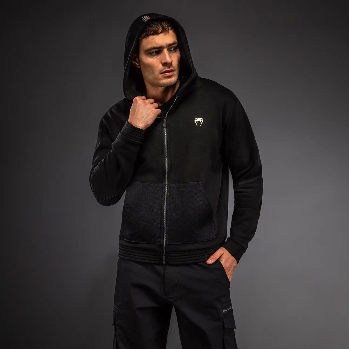 Venum Urban Gi Full Zip Hoodie - Black