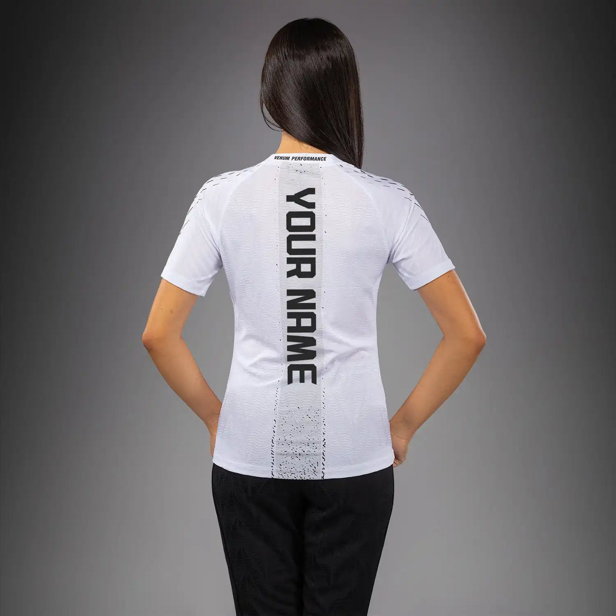 Women's UFC Zenith by Venum White Authentic Fight Night Walkout Jersey Personalized