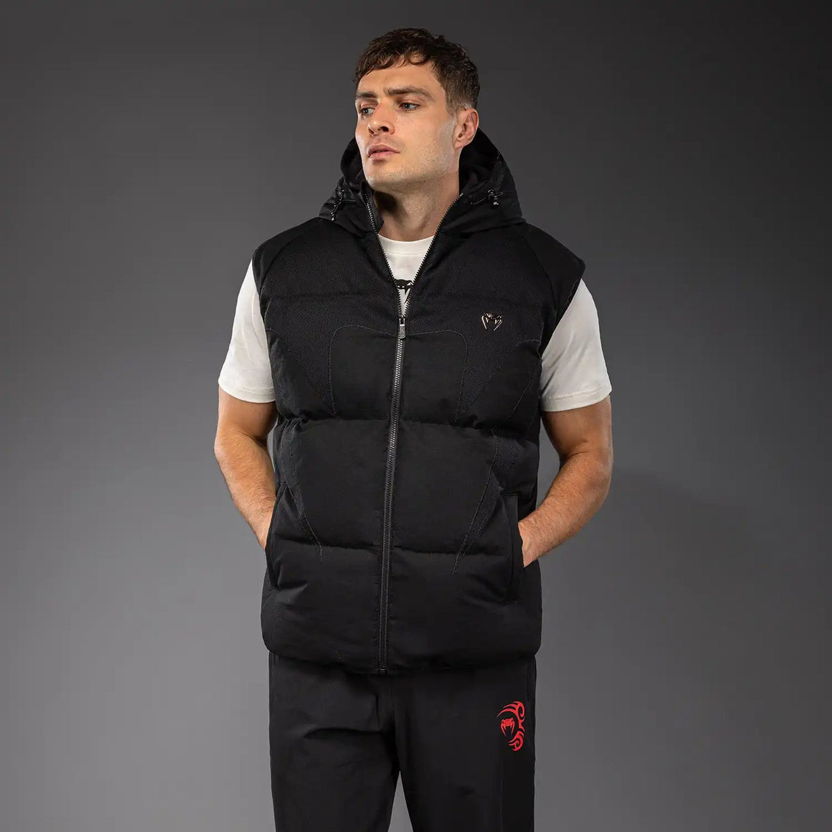 Venum Attack Urban Gi Down Vest - Black