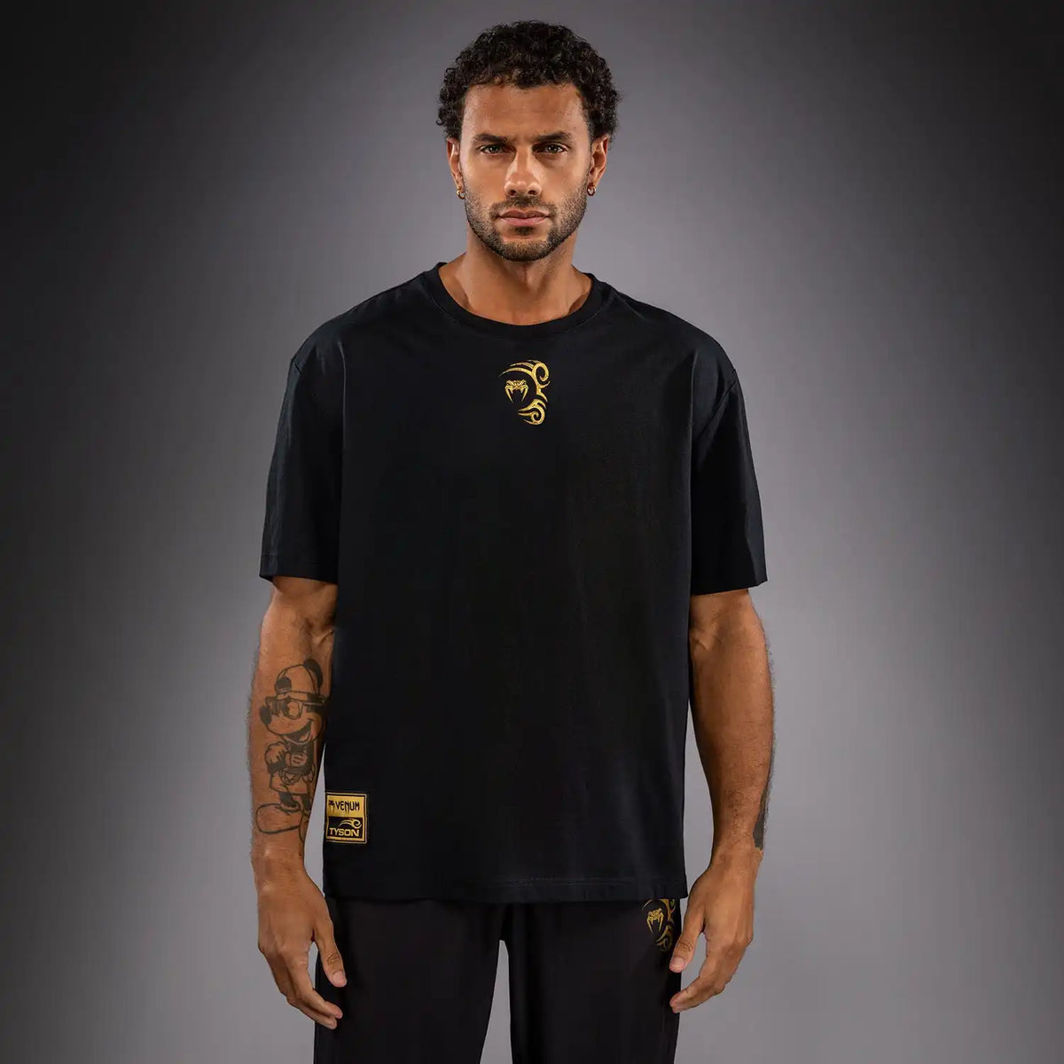 Venum x Mike Tyson Tiger T-Shirt - Black/Gold