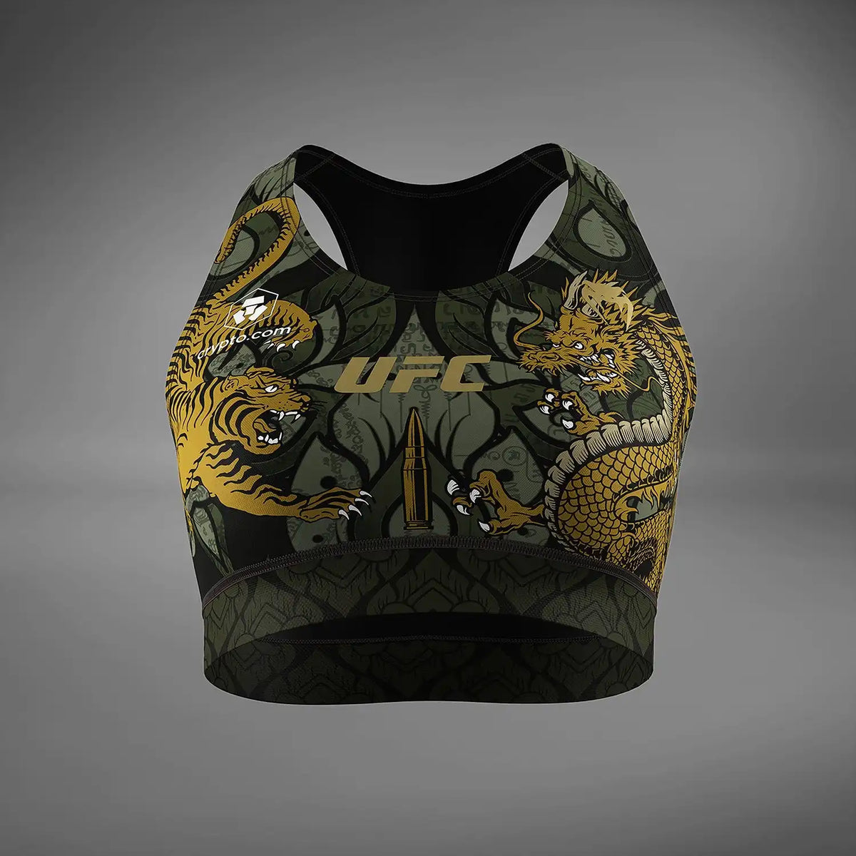 Women’s UFC Unrivaled by Venum Green Valentina Shevchenko Sports Bra