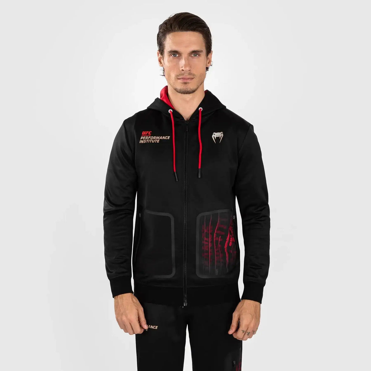 UFC Venum Performance Institute 2.0 Men’s Zip Hoodie - Black/Red
