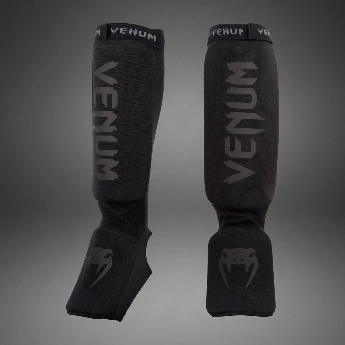 Venum Kontact Shin Guards - Black/Black