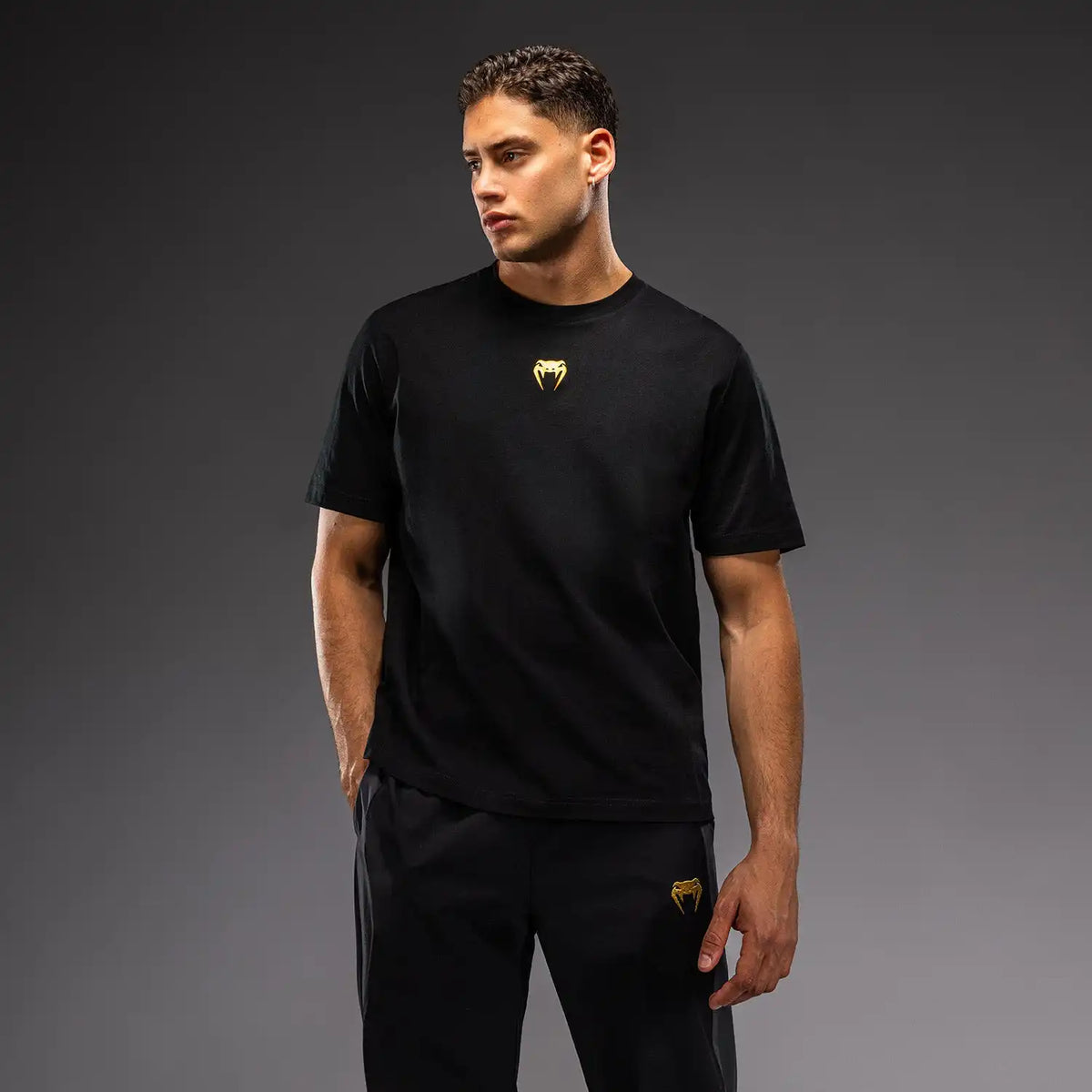 Venum Essential Cotton T-shirt - Black/Gold