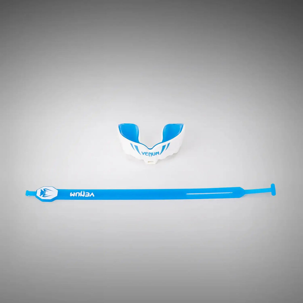 Venum Challenger Kids Mouthguard Strap/Strapless - White/Blue