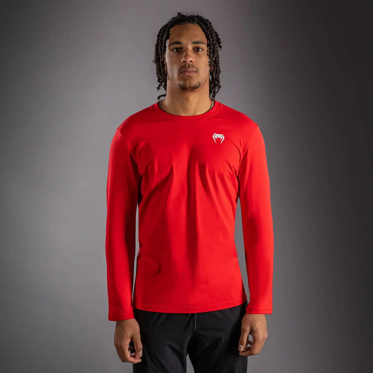 Venum Lineup Long Sleeve T-Shirt - Red/White