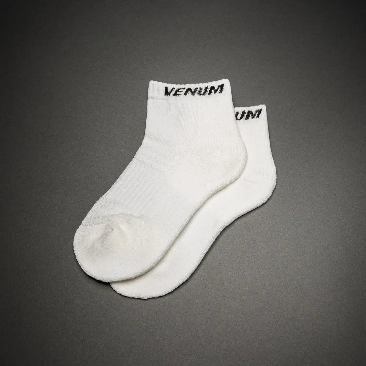 Venum Essential Ankle Socks (Set of 3 pairs) - White/Black