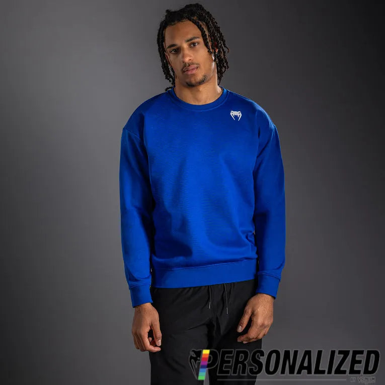 Venum Lineup Personalized Fleece Crew Royal - Blue/White