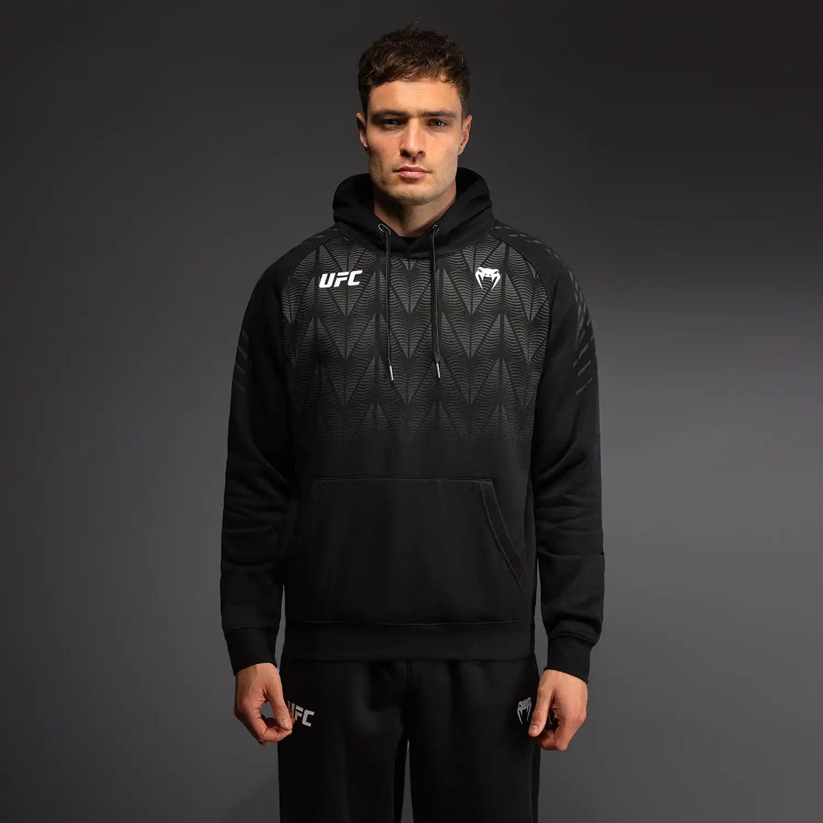 Men’s UFC Zenith by Venum Replica Black Pullover Hoodie Personalized