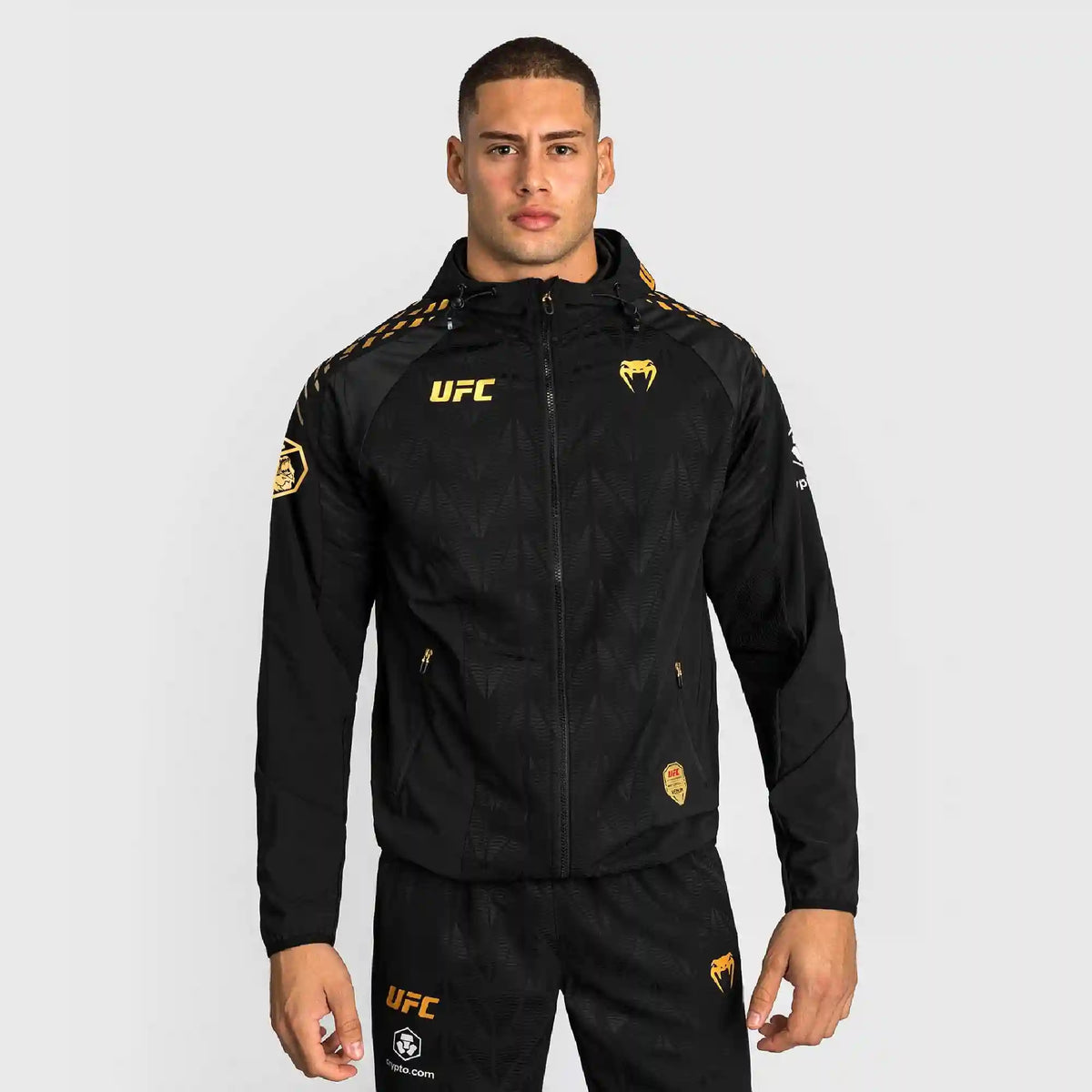 Men's UFC Zenith by Venum Champion Authentic Fight Night Walkout Hoodie personalized Makhachev