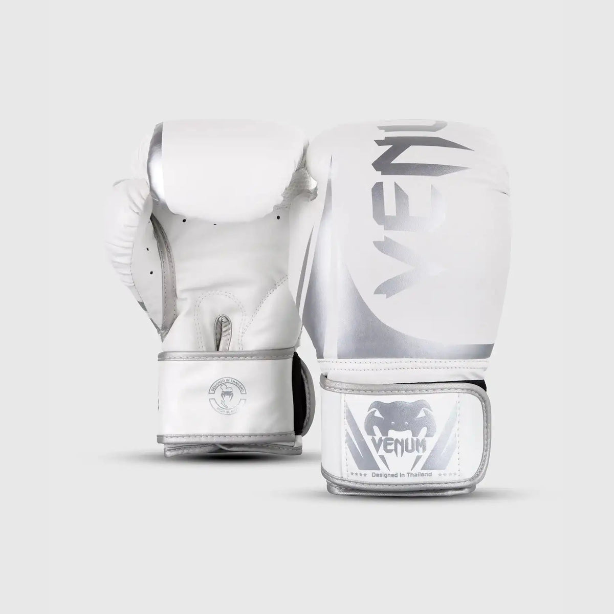 Venum Challenger 2.0 Boxing Gloves - White/Silver