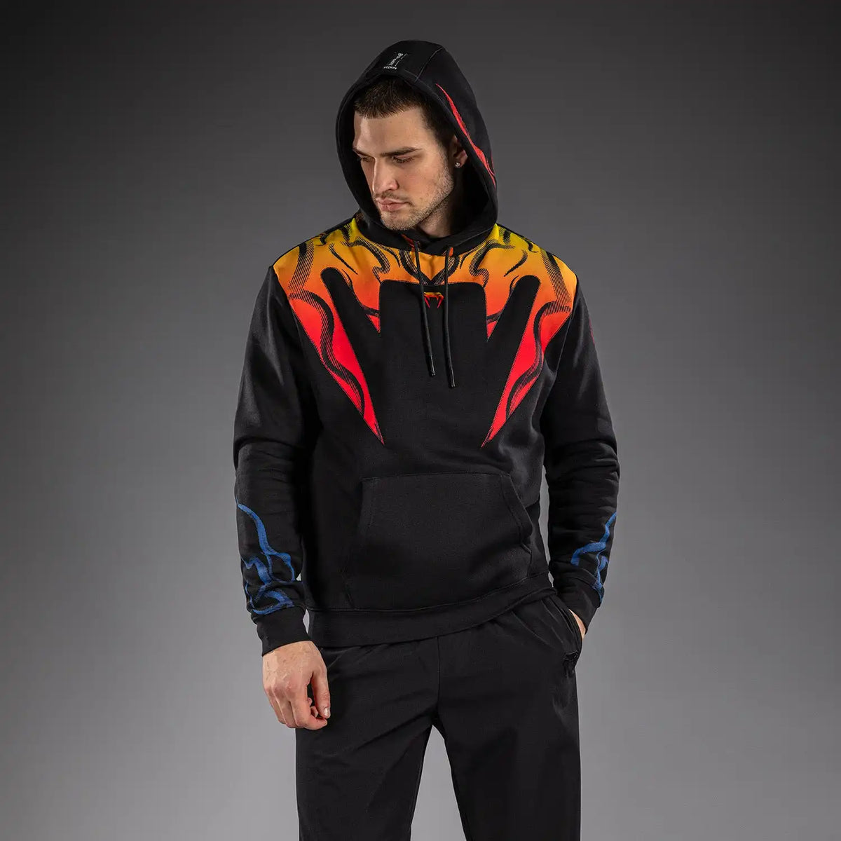 Venum x TEKKEN 8 Pullover Hoodie - Yoshimitsu - Black/Orange