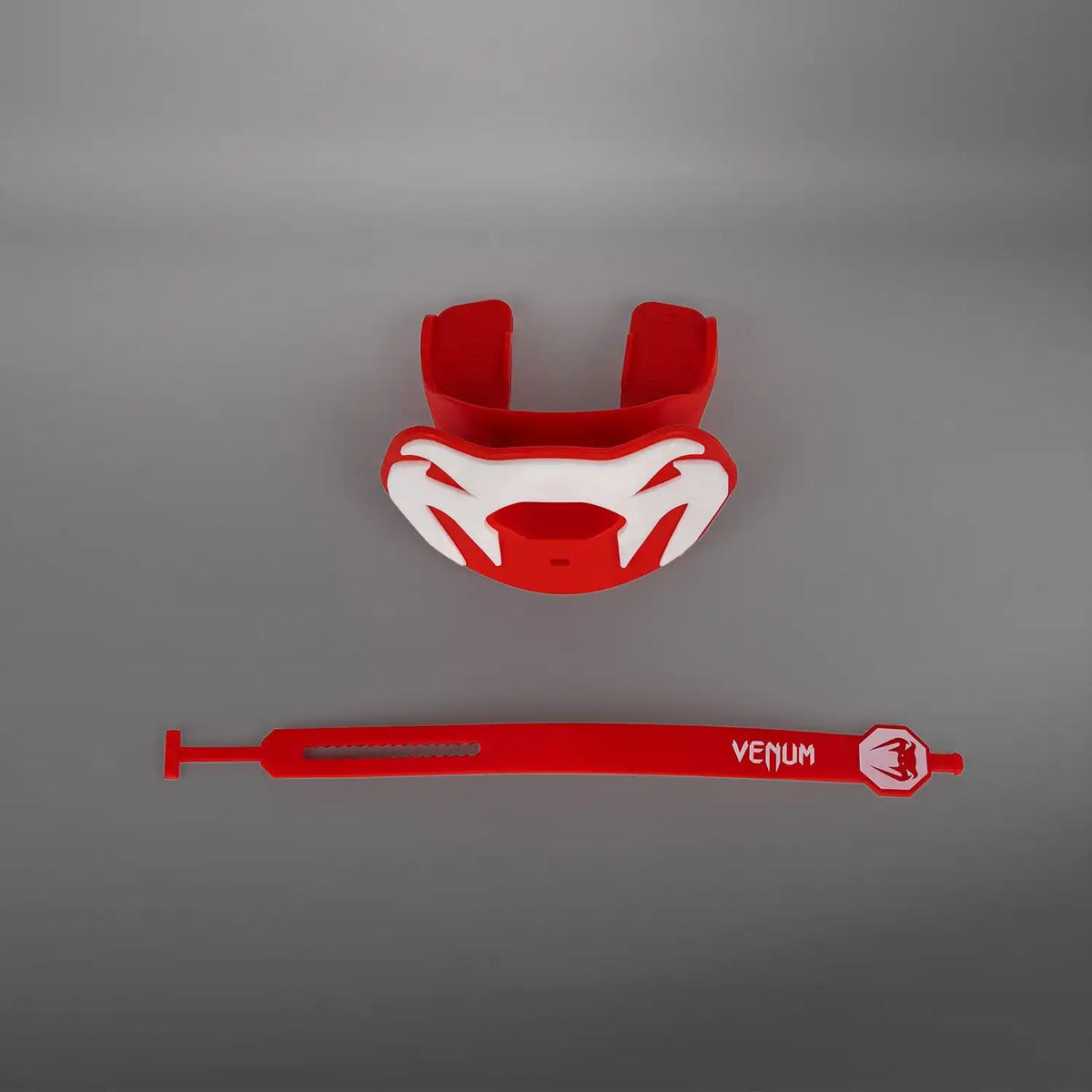 Venum Elite Lip Protector Mouthguard Logo Edition - Red/White