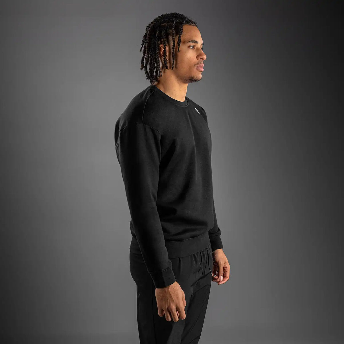 Venum Lineup Personalized Fleece Crew - Black/White