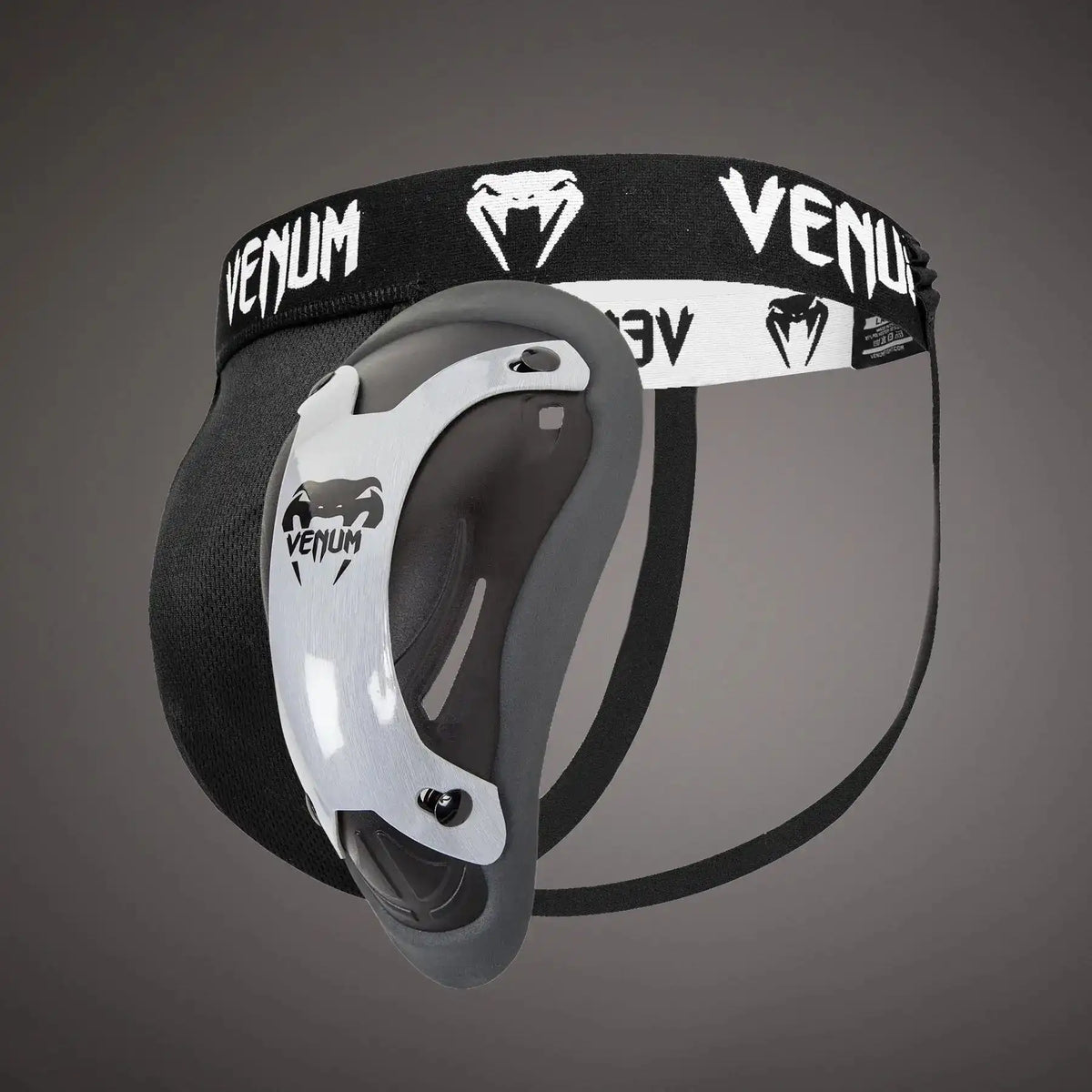 Venum Competitor Silver Series Groin Guard and Jockstrap