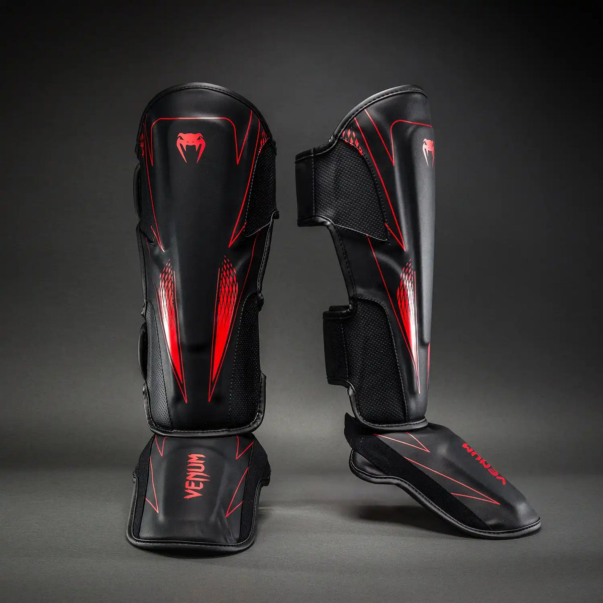 Venum Amazonia Reborn Shin Guards - Black/Red