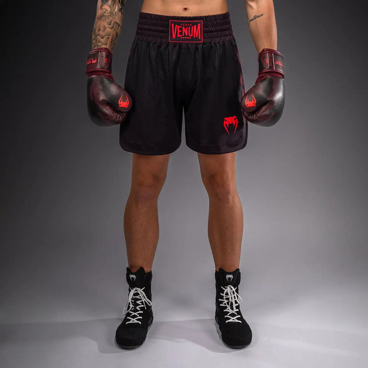 Venum Spectre Boxing Shorts - Black/Red