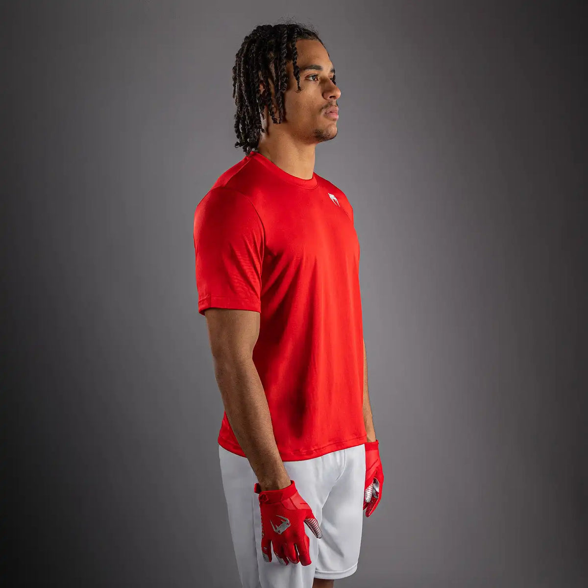 Venum Lineup Personalized Performance Short Sleeve T-Shirt - Red/White
