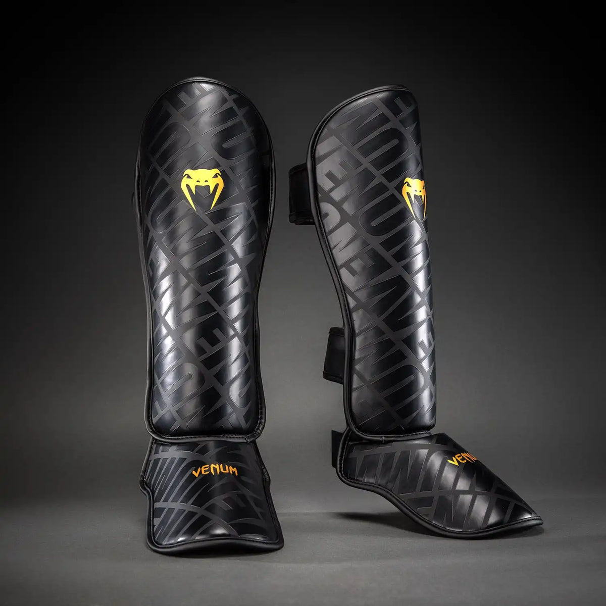 Venum Contender 1.5 XT 3D Shin Guards - Black/Gold