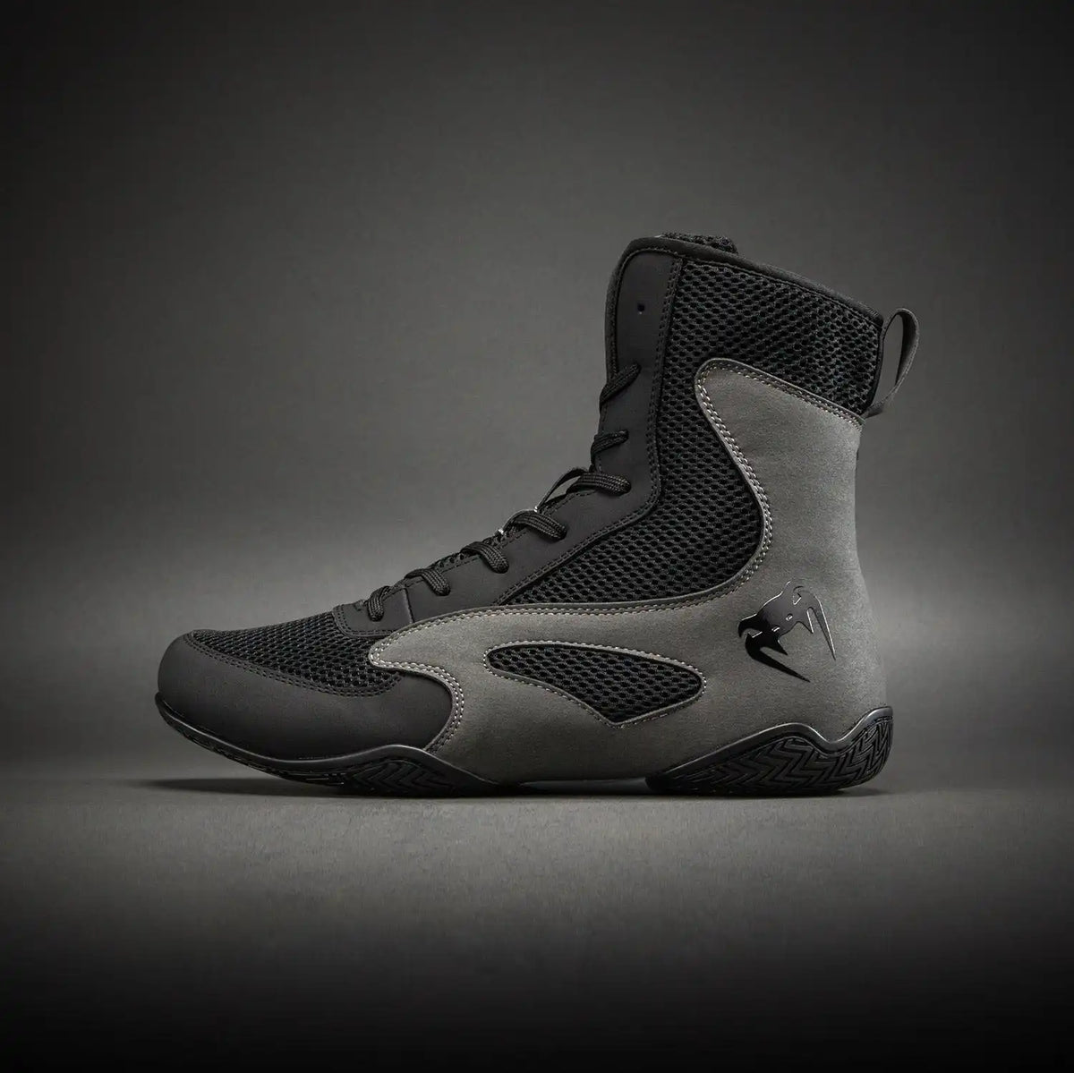 Venum Contender Boxing Shoes - Black/Grey