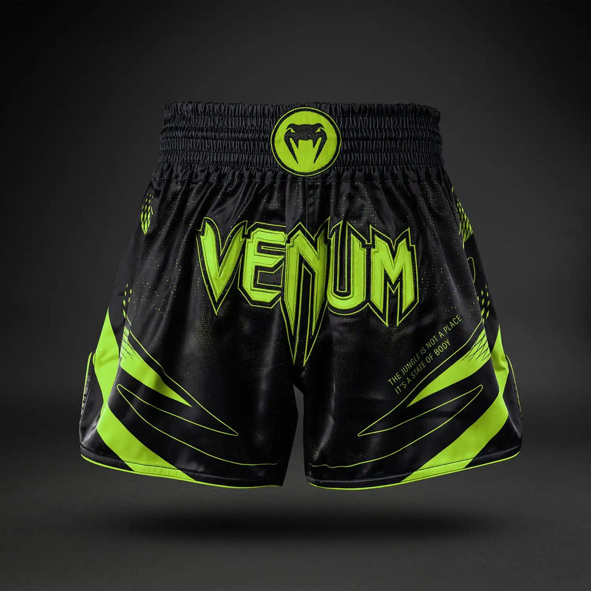 Venum Amazonia Reborn Muay Thai Shorts - Black/Green