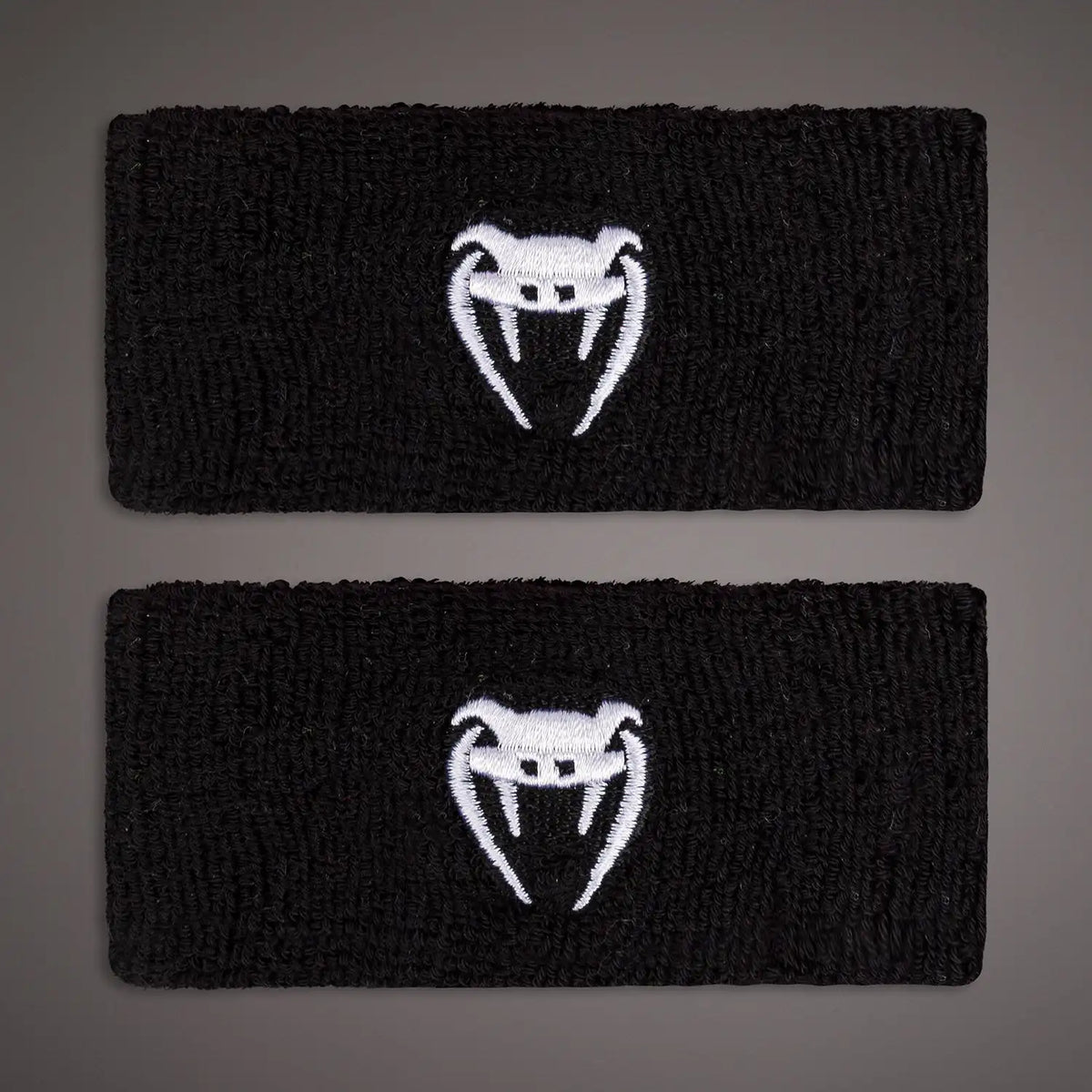 Venum Lineup Wide Bicep Bands - Black/White