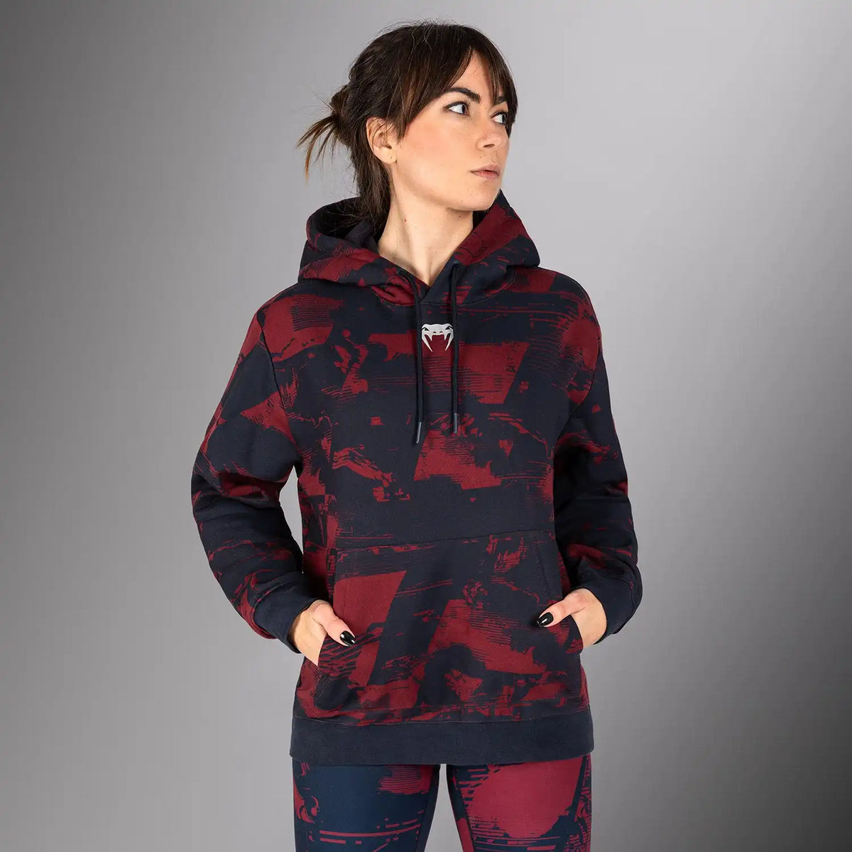 Women's UFC Zenith by Venum Burgundy Authentic Fight Week Pullover Hoodie