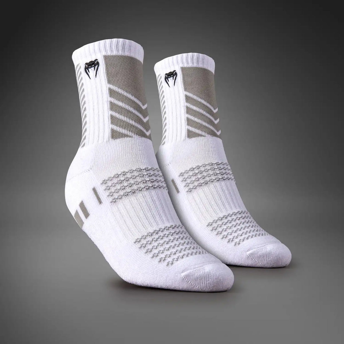 Venum Vector Crew Socks 3 Pack - White/Grey