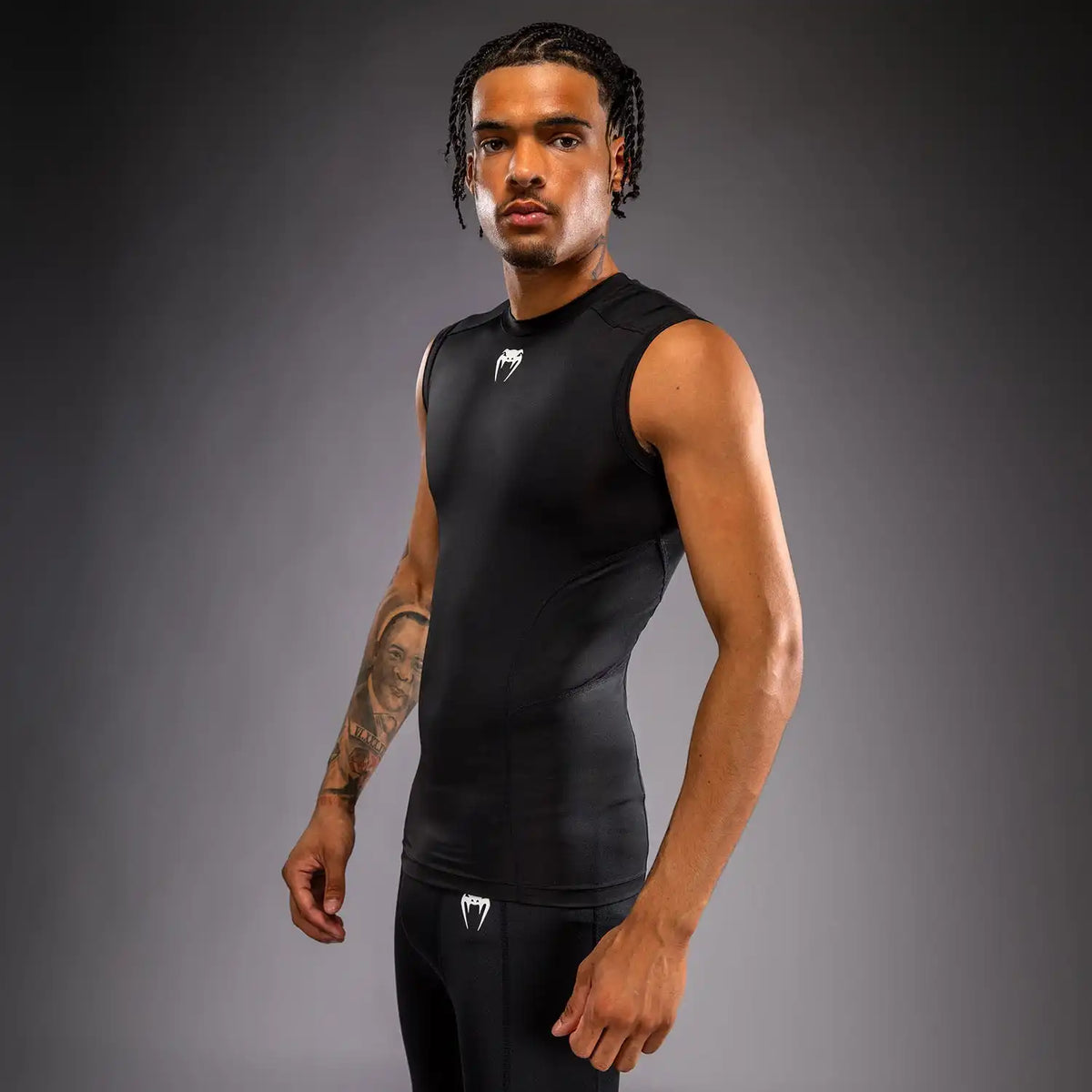 Venum MX Basics Tank Top - Black/White