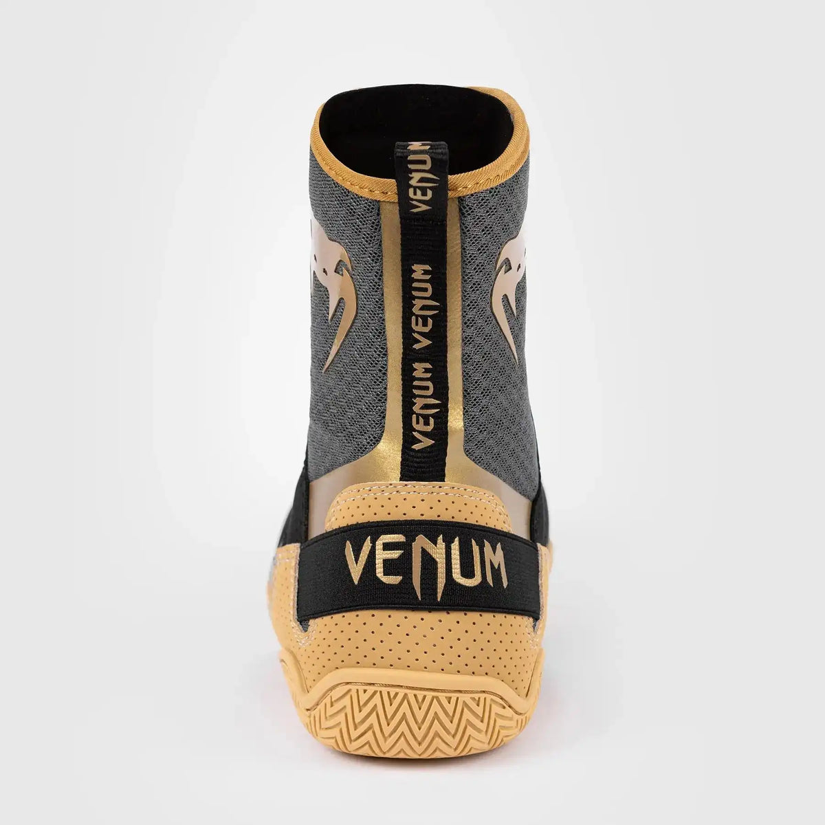 Venum Elite Boxing Shoes - Black/Beige