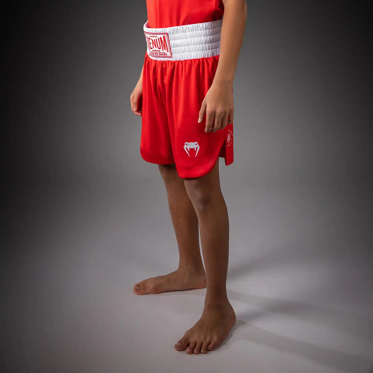 Venum Classic Youth Boxing Shorts - Fire Red