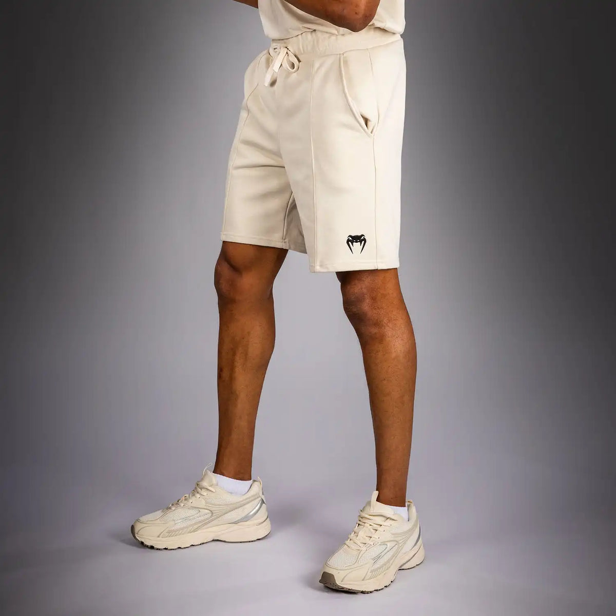 Venum Contender Fleece Cotton Shorts - Off-White