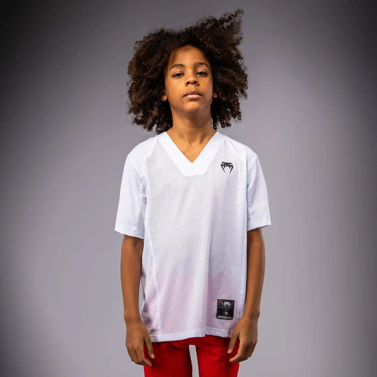 Venum Elite Kids Football Short Sleeve Jersey - White