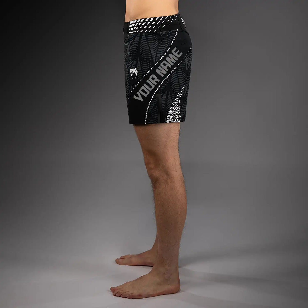 Men's UFC Zenith by Venum Black Authentic Fight Night Short Fit Fight Short Personalized