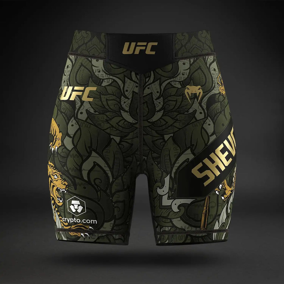 Women’s UFC Unrivaled by Venum Green Valentina Shevchenko Vale Tudo Short