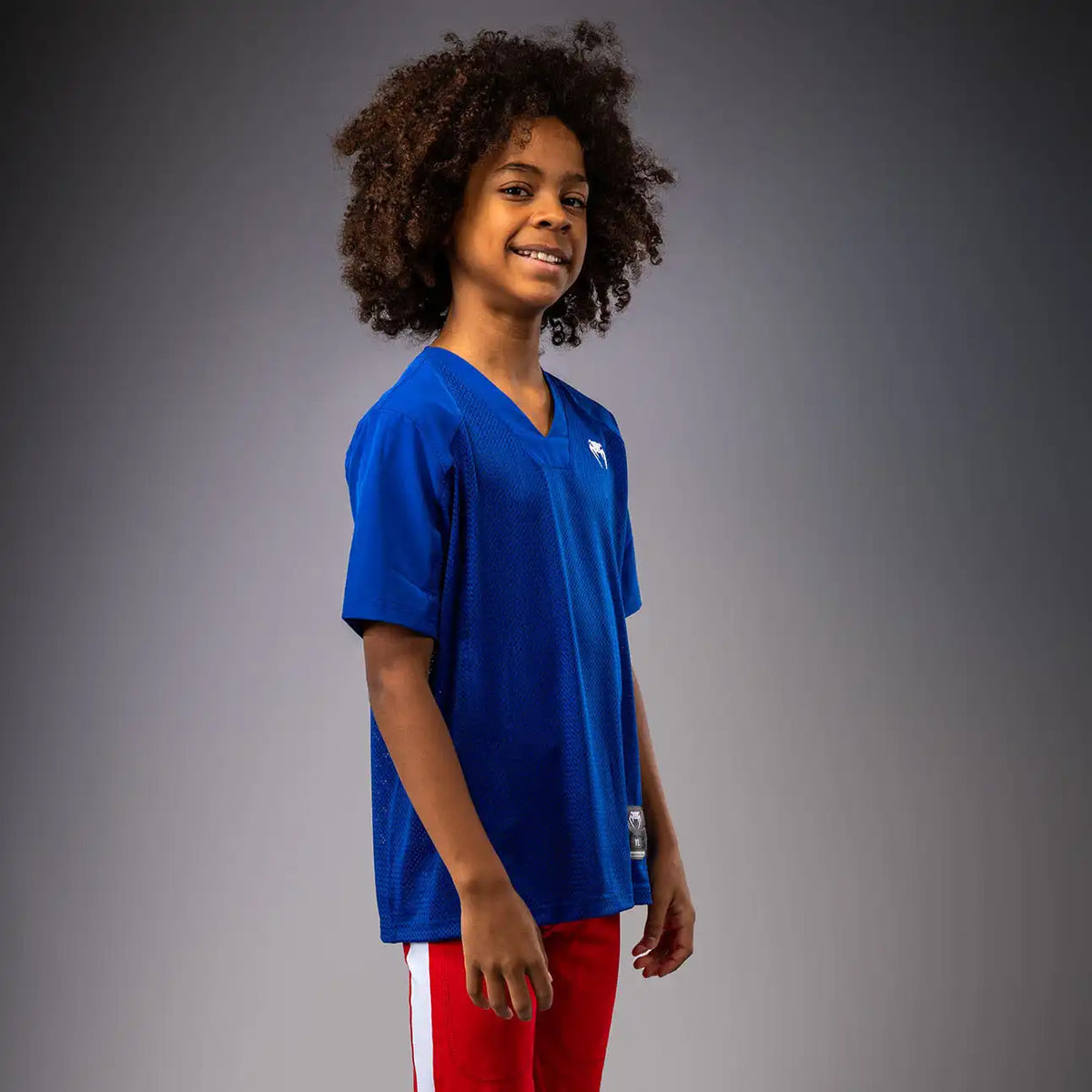 Venum Elite Kids Personalized Football Short Sleeve Jersey - Royal Blue