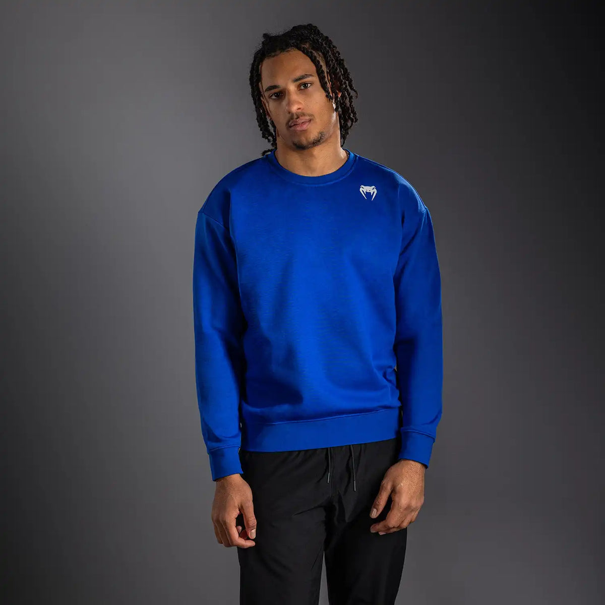 Venum Lineup Fleece Crew Royal - Blue/White